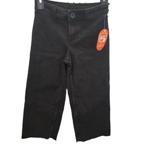 Wonder Nation Girls Size M Black Wide Leg Jeans